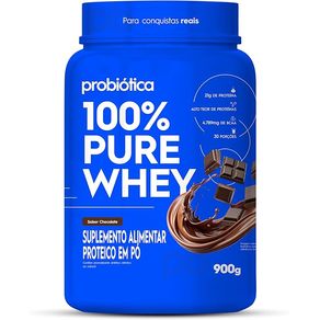 Whey Protein Probiotica 100- Pure Whey Sabor Chocolate 900g